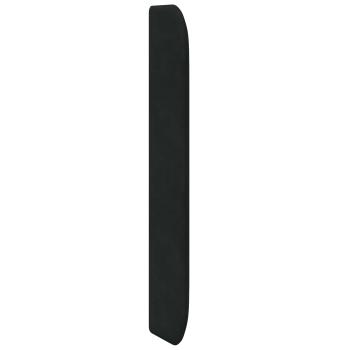 Kopfteil Ohr Schwarz 80 x 16 x 4 cm Samt