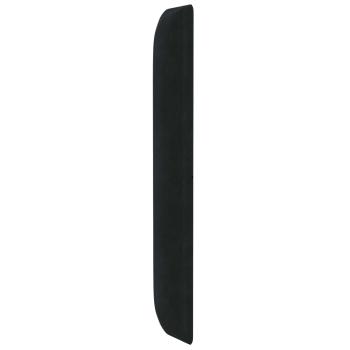 Kopfteil Ohr Schwarz 80 x 16 x 4 cm Samt