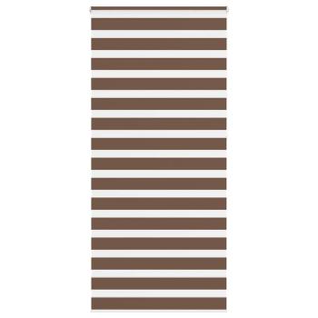 ARDEBO.de - Doppelrollo Braun 95x230 cm Stoffbreite 90,9 cm Polyester