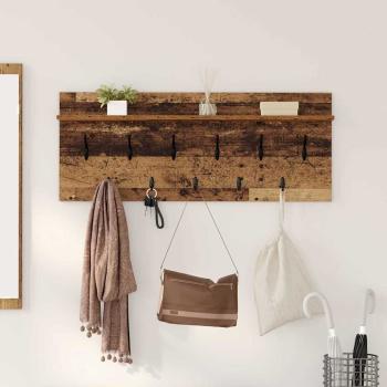 ARDEBO.de - Wandmontierter nachttisch Wandhalterung Altholz Holzwerkstoff