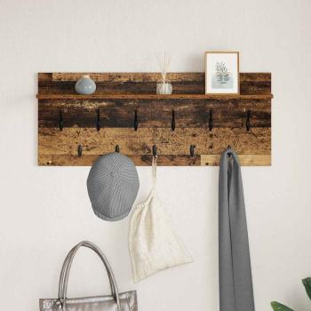 Wandmontierter nachttisch Wandhalterung Altholz Holzwerkstoff