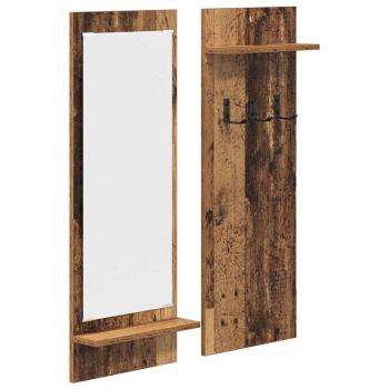 Wandmontierter nachttisch Wandhalterung Altholz 70 x 10 x 90 cm