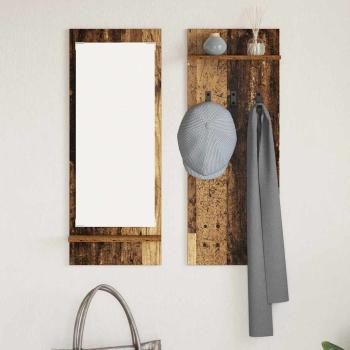 Wandmontierter nachttisch Wandhalterung Altholz 70 x 10 x 90 cm