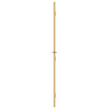 Innentür Schlank Golden 93x201,5 cm Hartglas und Aluminium
