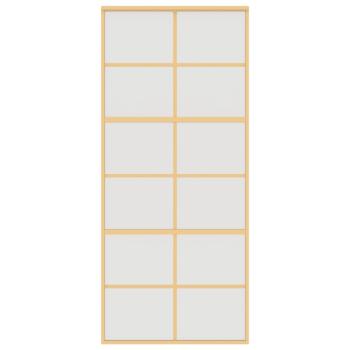 Schiebetür Golden 90x205 cm Matt ESG-Glas und Aluminium