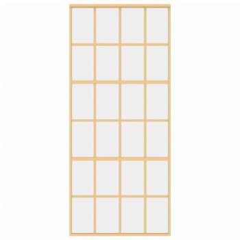 Schiebetür Golden 90x205 cm ESG-Klarglas und Aluminium