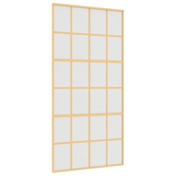 Schiebetür Golden 102,5x205 cm Matt ESG-Glas und Aluminium