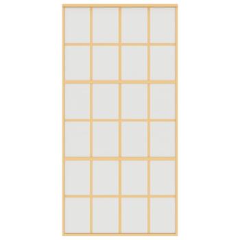 Schiebetür Golden 102,5x205 cm Matt ESG-Glas und Aluminium