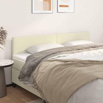 ARDEBO.de - Kopfteile Creme 160x5x78/88 cm Kunstleder