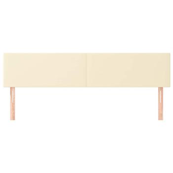 Kopfteile Creme 160x5x78/88 cm Kunstleder