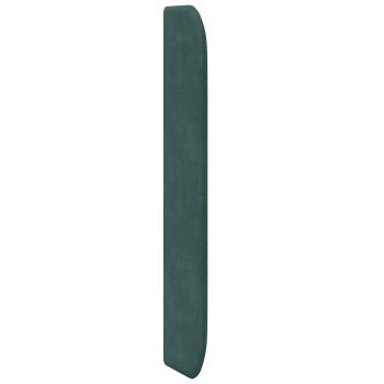 Kopfteil Ohr Grün 80 x 16 x 4 cm Samt