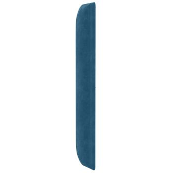 Kopfteil Ohr Blau 80 x 16 x 4 cm Samt