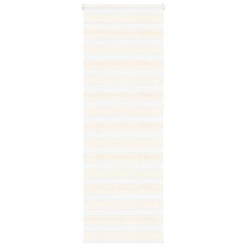 ARDEBO.de - Doppelrollo Marmorbeige 90x230 cm Stoffbreite 85,9 cm Polyester
