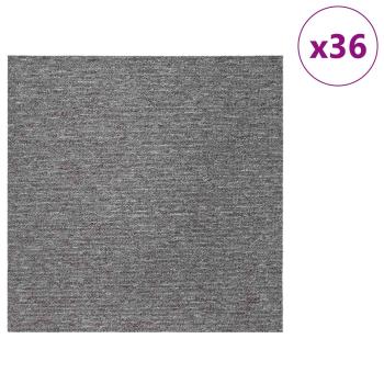 Teppichfliese Braun 50 x 50 cm 36 stk. PP und Bitumen