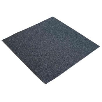 Teppichfliese Blaugrau 50 x 50 cm 36 stk. PP und Bitumen