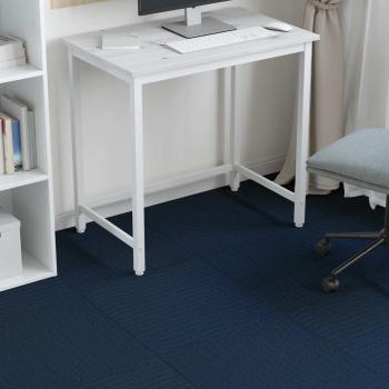 Teppichfliese Blau 50 x 50 cm 20 stk. PP und Bitumen