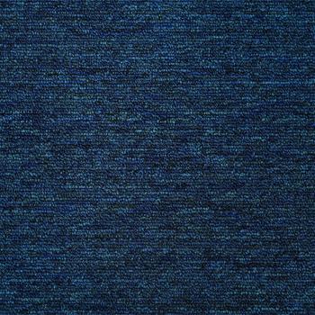 Teppichfliese Blau 50 x 50 cm 20 stk. PP und Bitumen