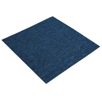Teppichfliese Blau 50 x 50 cm 36 stk. PP und Bitumen