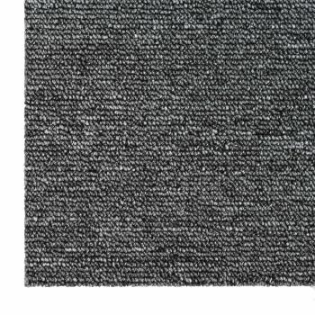 Teppichfliese Mittelgrau 50 x 50 cm 36 stk. PP und Bitumen