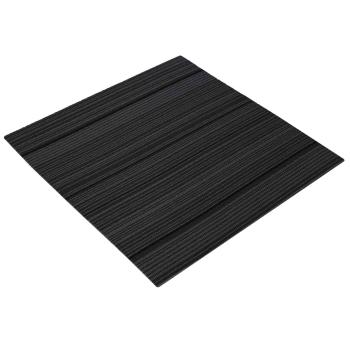 Teppichfliese Gestreift Hellgrau 50 x 50 cm 36 stk.