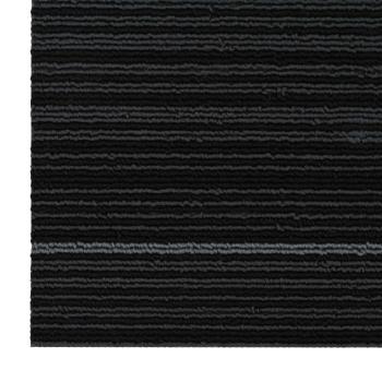 Teppichfliese Gestreift Dunkelgrau 50 x 50 cm 4 stk.