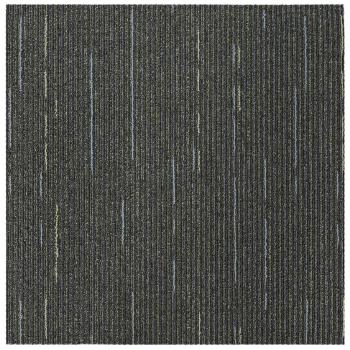 Teppichfliese Gestreift Hellgrün 50 x 50 cm 20 stk.