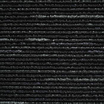 Teppichfliese Gestreift Schwarz 50 x 50 cm 4 stk.