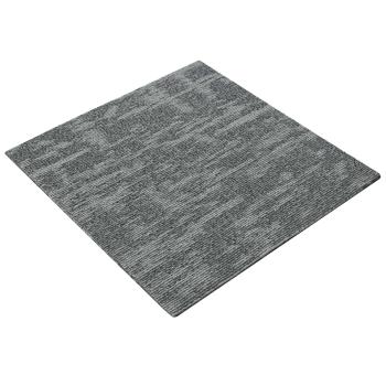 Teppichfliese Rockgrau 50 x 50 cm 36 stk. PP und Bitumen