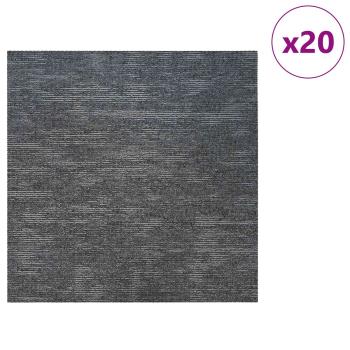 Teppichfliese Himmelgrau 50 x 50 cm 20 stk. PP und Bitumen