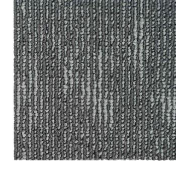 Teppichfliese Betongrau 50 x 50 cm 20 stk. PP und Bitumen