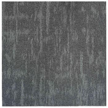 Teppichfliese Betongrau 50 x 50 cm 36 stk. PP und Bitumen