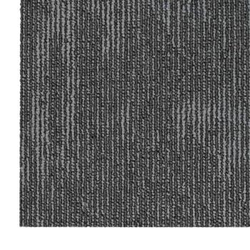 Teppichfliese Dunkelgrau 50 x 50 cm 4 stk. PP und Bitumen