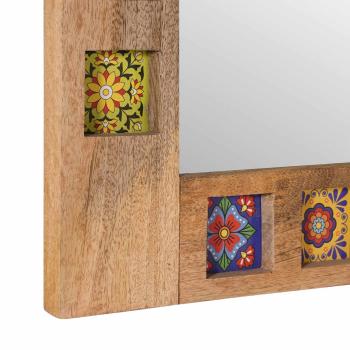 Badezimmermöbel-Set 2 stk. Natur 62 x 33 x 58 cm
