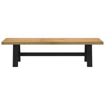 Esstischbank NOAIN 160 x 41 x 45 cm Massives Kiefernholz Natur