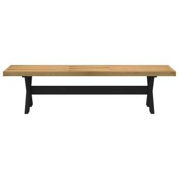 Esstischbank NOAIN 160 x 41 x 45 cm Massives Kiefernholz Natur
