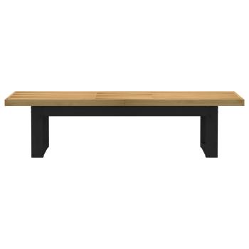 Esstischbank NOAIN 160 x 41 x 45 cm Massives Kiefernholz Natur