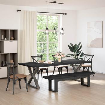 ARDEBO.de - Esstischbank NOAIN 160 x 41 x 45 cm Massives Kiefernholz