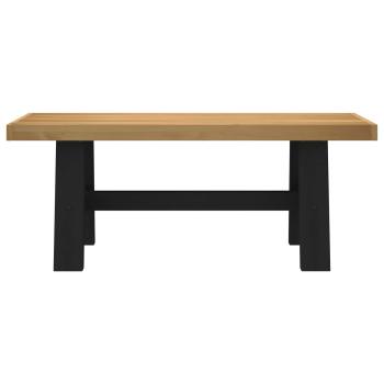 Esstischbank NOAIN 120 x 41 x 45 cm Massives Kiefernholz Natur