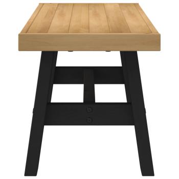 Esstischbank NOAIN 120 x 41 x 45 cm Massives Kiefernholz Natur