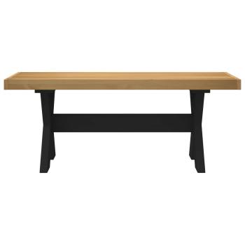Esstischbank NOAIN 120 x 41 x 45 cm Massives Kiefernholz Natur