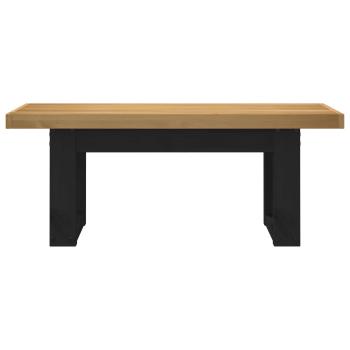 Esstischbank NOAIN 120 x 41 x 45 cm Massives Kiefernholz Natur