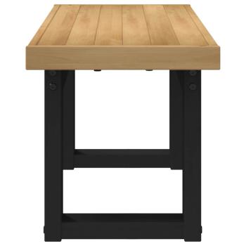 Esstischbank NOAIN 120 x 41 x 45 cm Massives Kiefernholz Natur