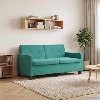 Schlafsofa Türkis Stoff