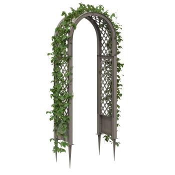 Rosenbogen mit Spitzen PP Grau