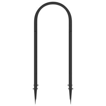 Rosenbogen mit Spitzen PP Anthrazit