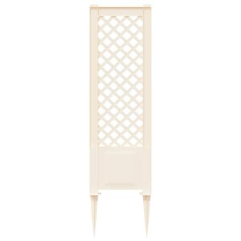 Trellis mit Spike PP Weiß