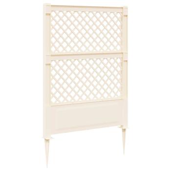 Trellis mit Spike PP Weiß