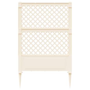 Trellis mit Spike PP Weiß