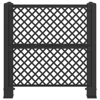 Mülltonnengitter Anthrazit 123 x 47 x 114 cm PP