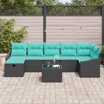 Sofa Set 8 stk. Poly-Rattan